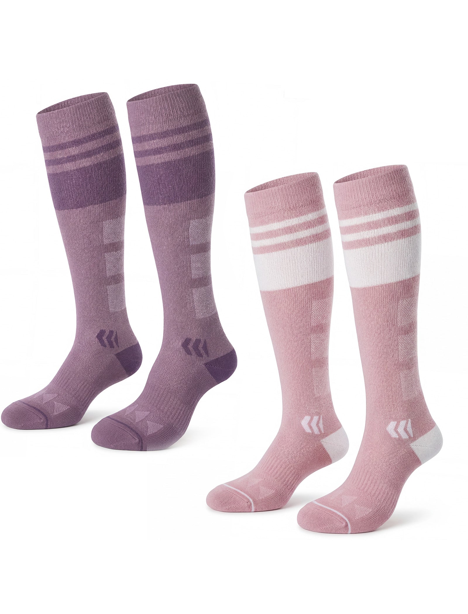 Momcozy Wide Calf Compression Socks 20-30mmHg for Sports 2 Pairs - PLME